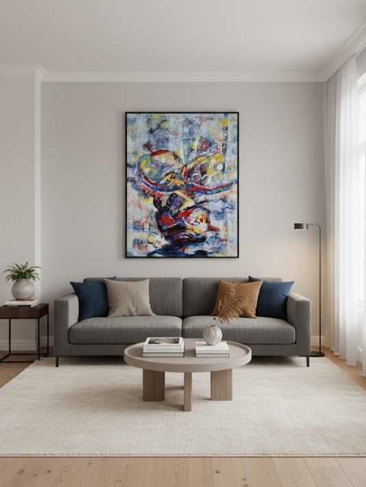 Fabrics #1 (100 x 129 cm)